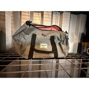 Herschel Supply Co Duffel Bag Gray Black DraftKings Travel Gym Sport